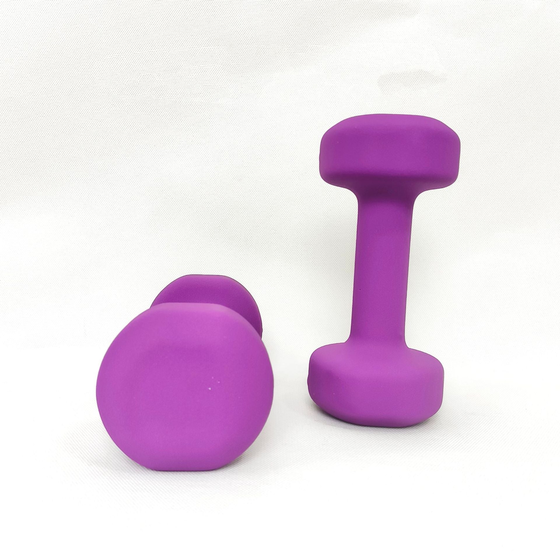 Solid cast iron dumbbell