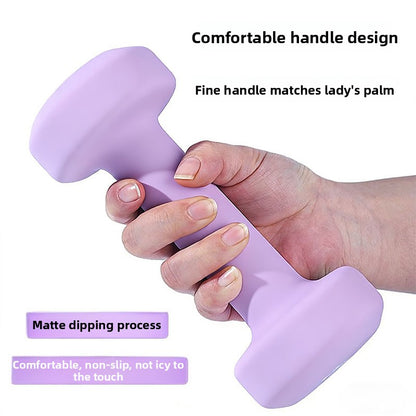 Solid cast iron dumbbell