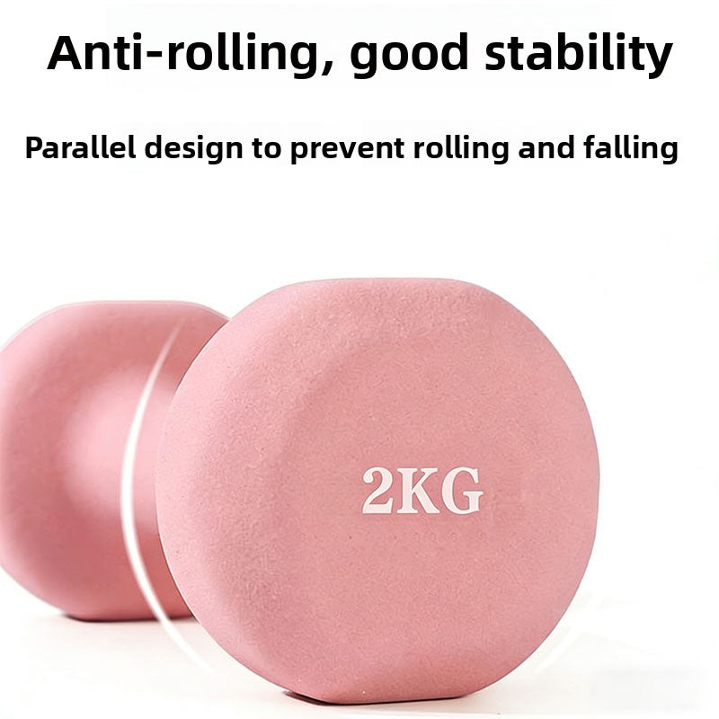 Solid cast iron dumbbell