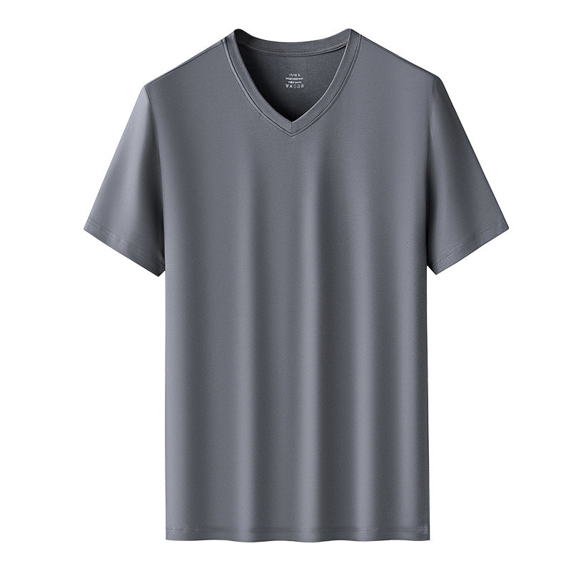 Solid-color base shirt