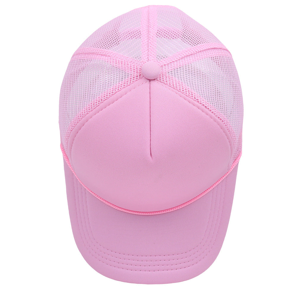 Solid Color Baseball Cap with Rope