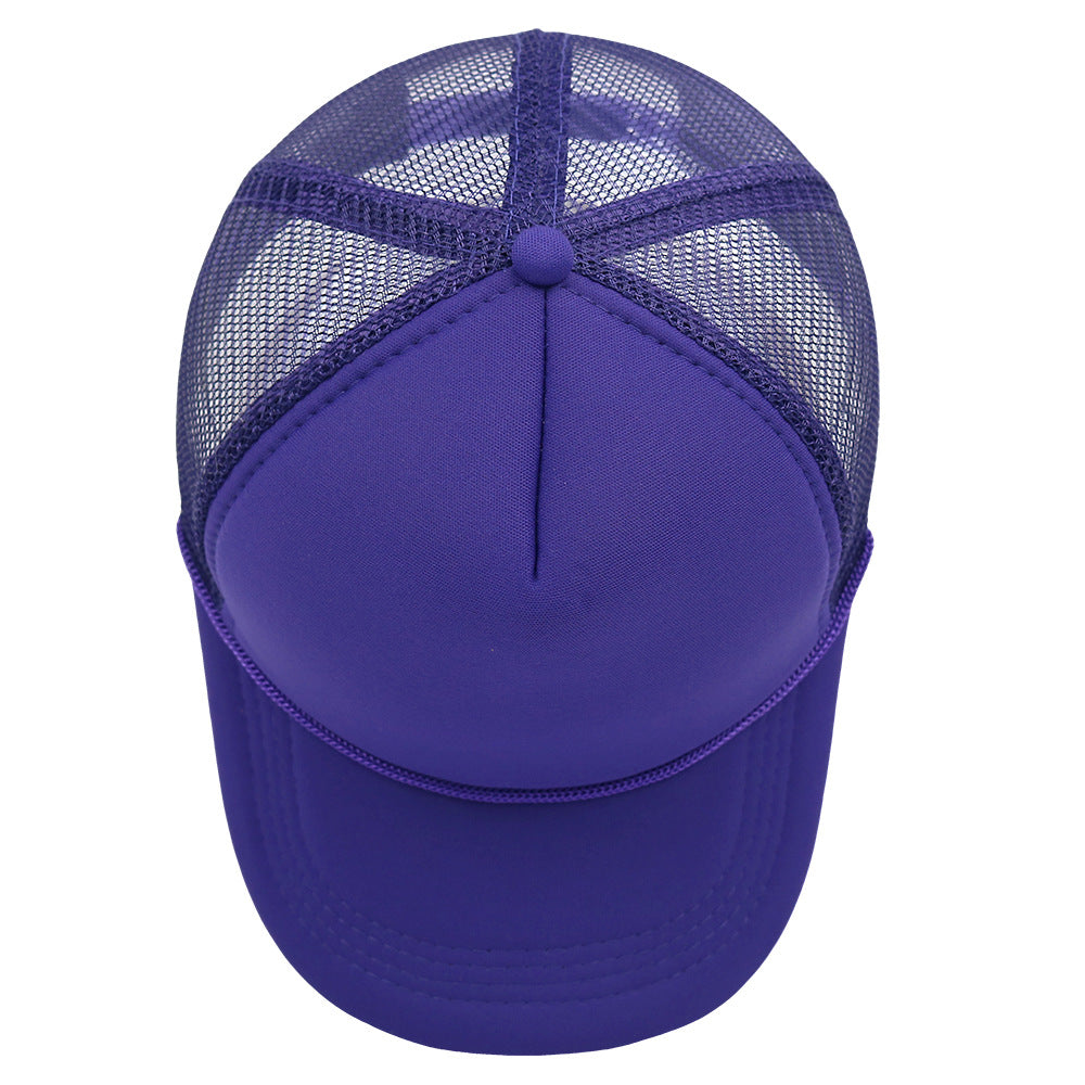 Solid Color Baseball Cap with Rope