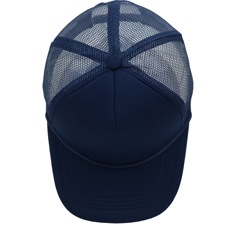 Solid Color Baseball Cap with Rope