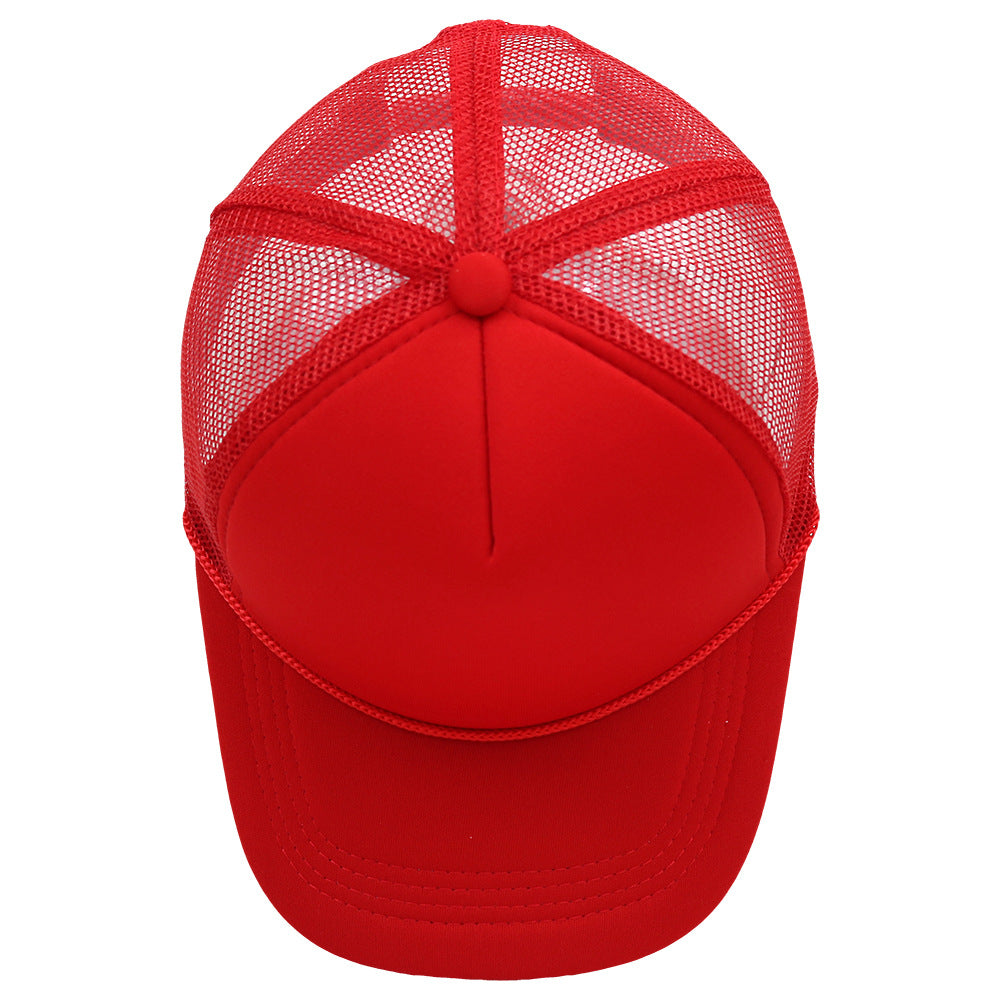 Solid Color Baseball Cap with Rope