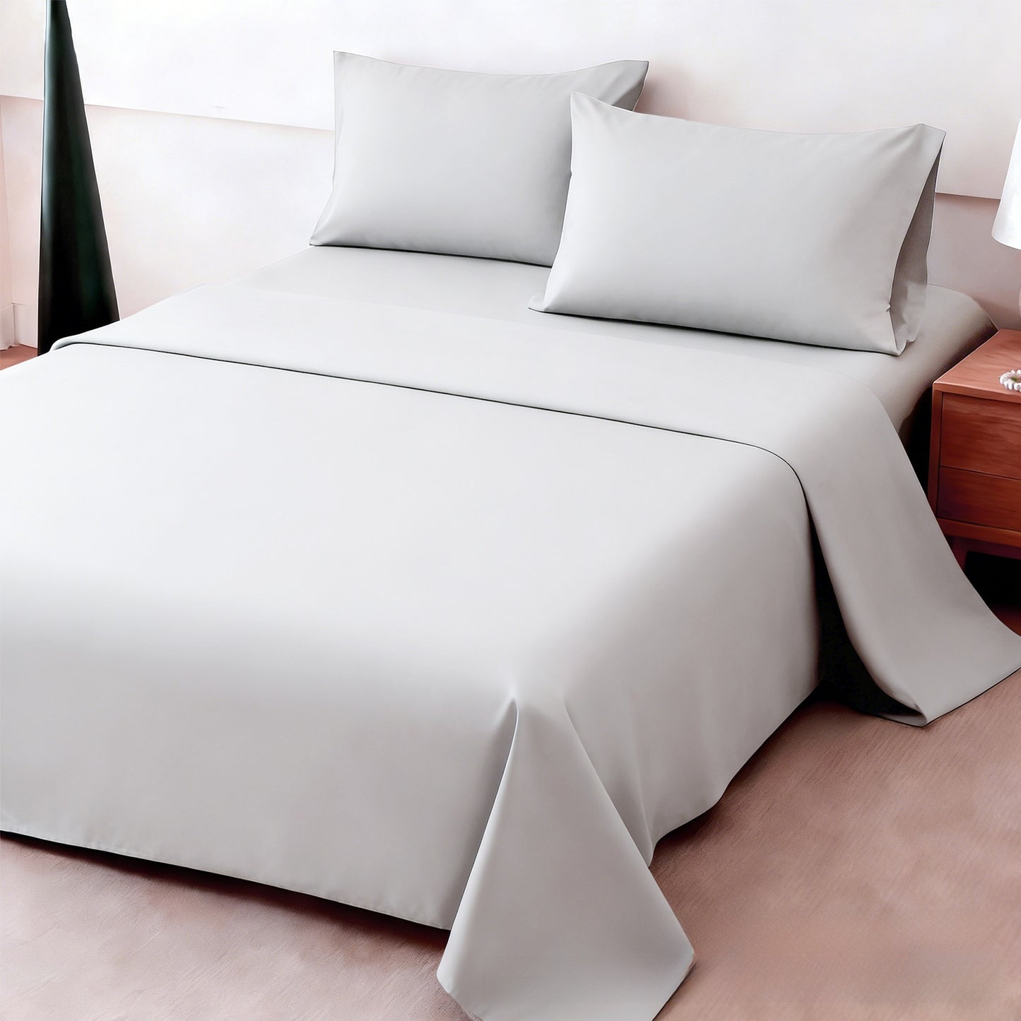 Solid Color Brushed Bedding