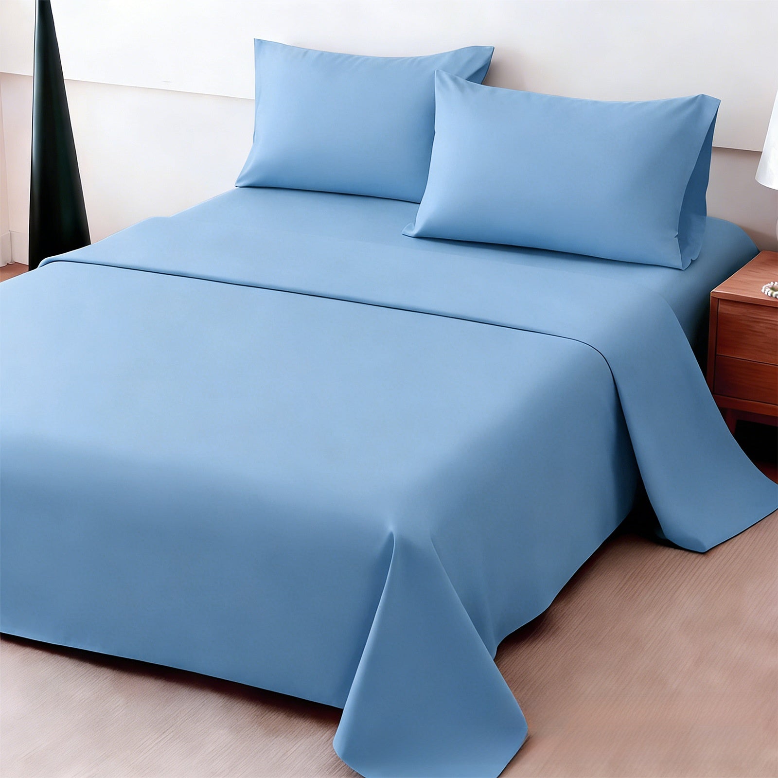 Solid Color Brushed Bedding