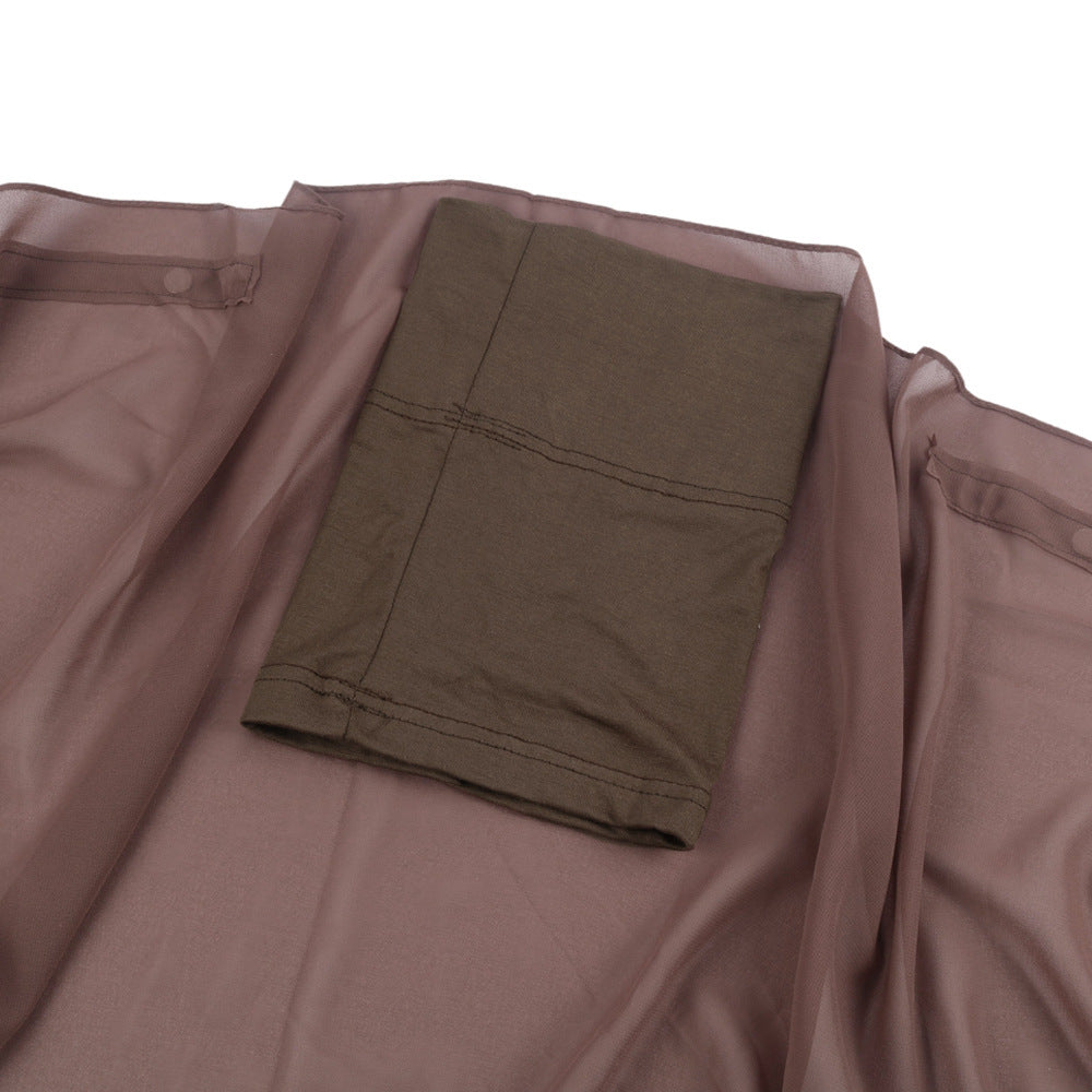 Solid Color Chiffon Headscarf