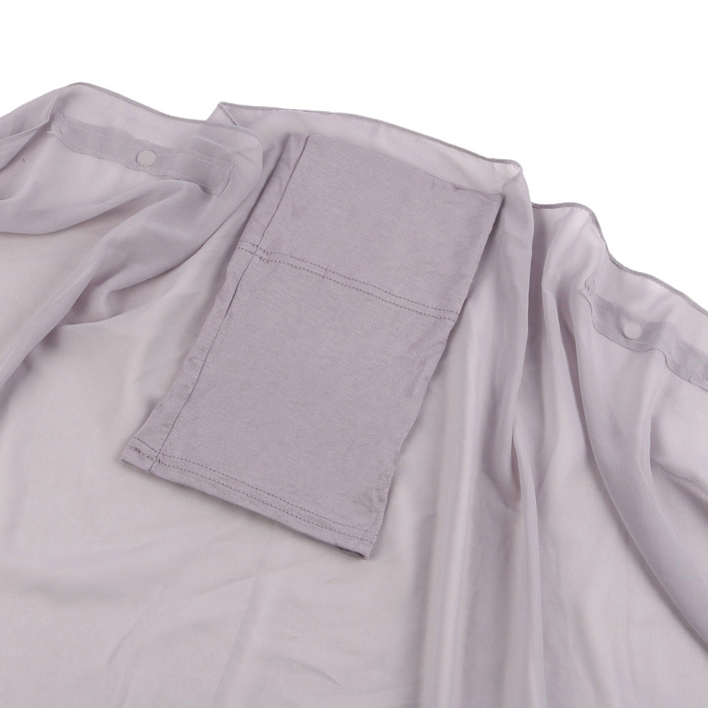 Solid Color Chiffon Headscarf