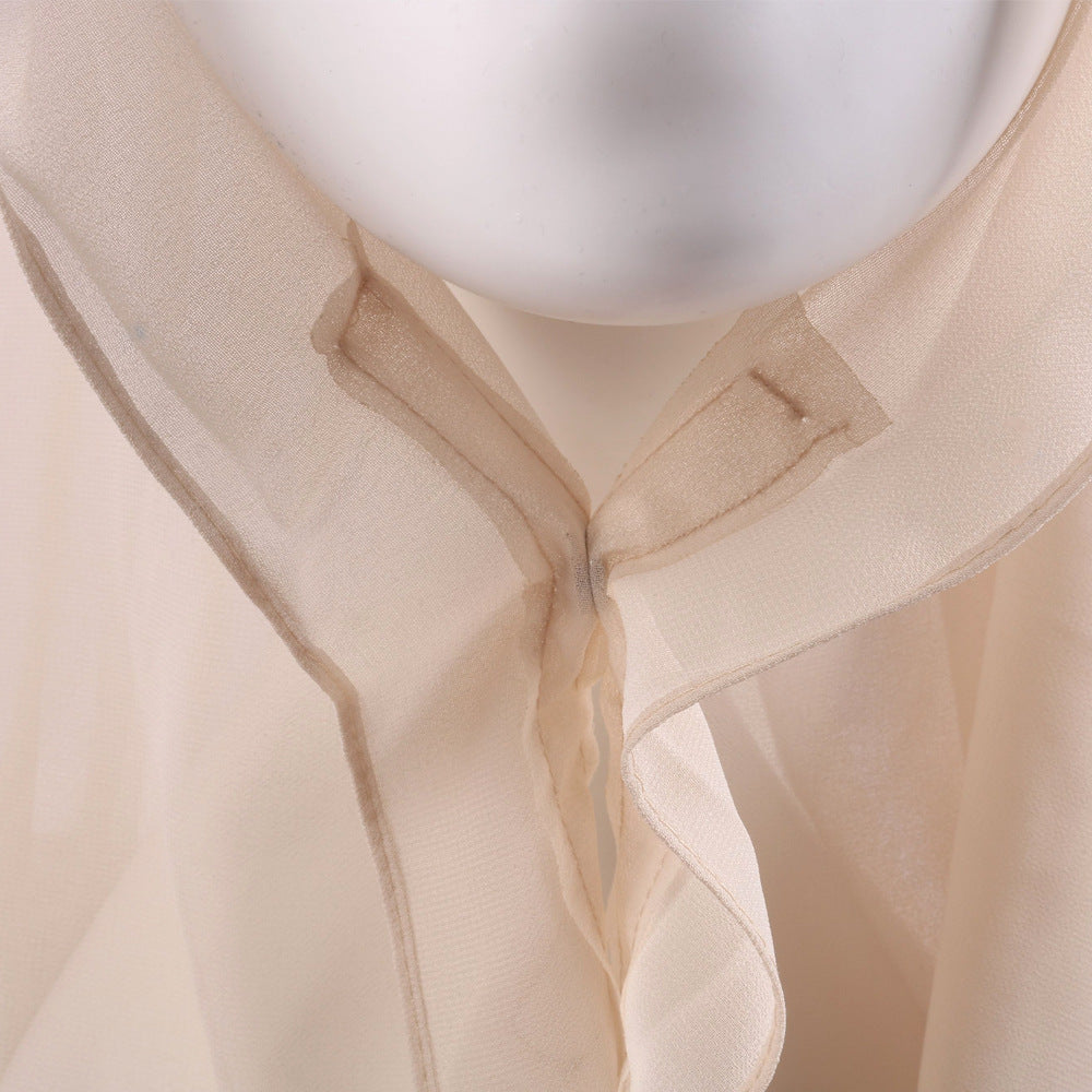 Solid Color Chiffon Headscarf