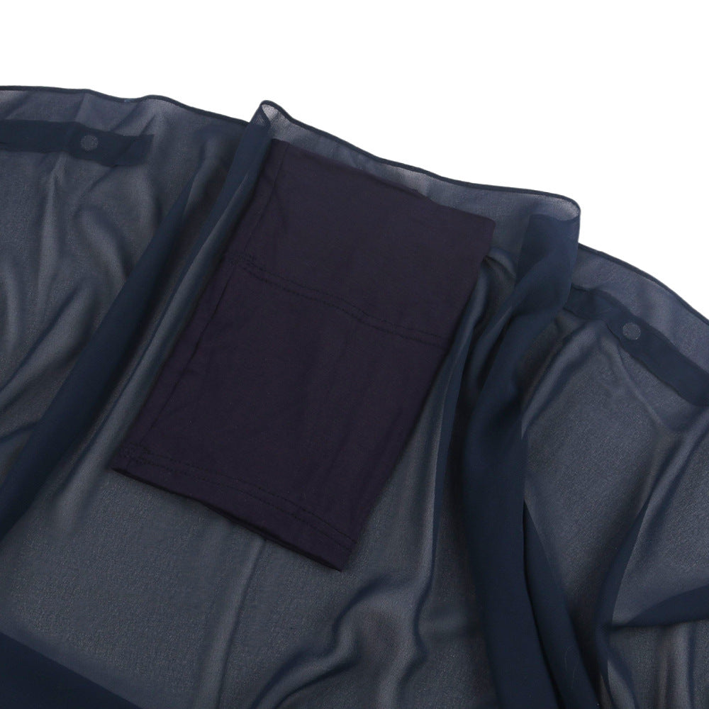 Solid Color Chiffon Headscarf