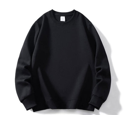 Solid color crew neck sweatshirt
