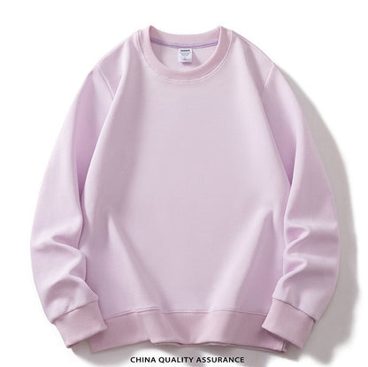 Solid color crew neck sweatshirt