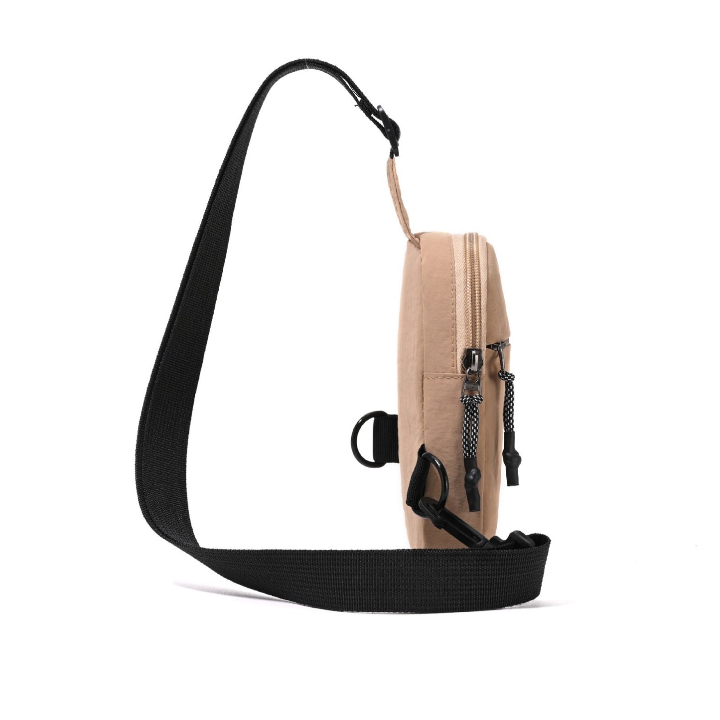 Solid-color crossbody bag