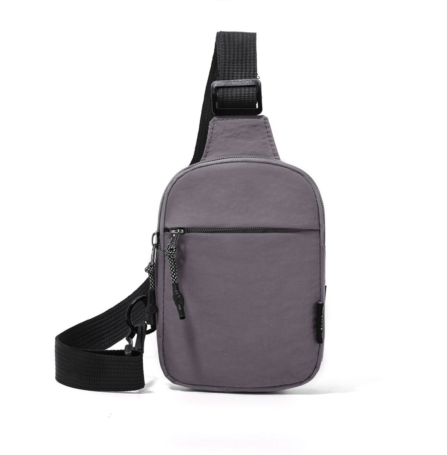 Solid-color crossbody bag