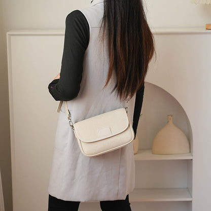 Solid color crossbody bag