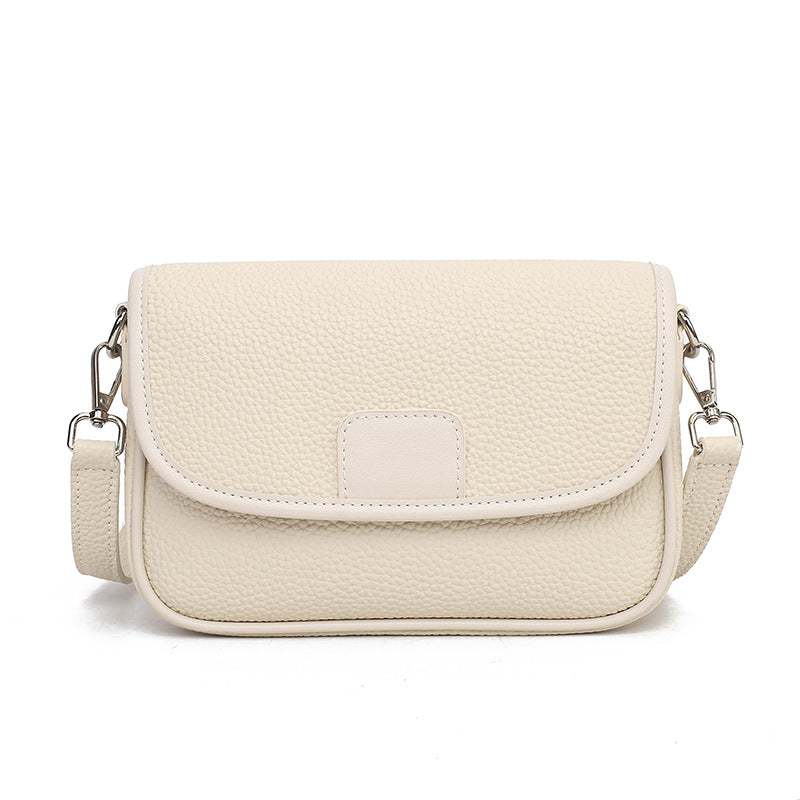 Solid color crossbody bag