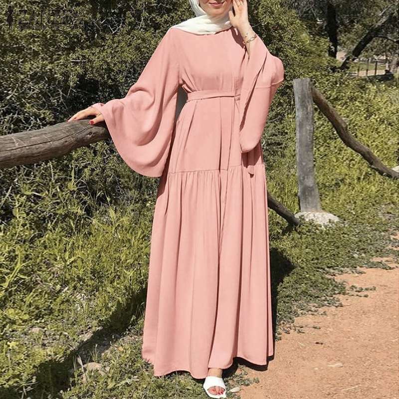 Solid-color dress