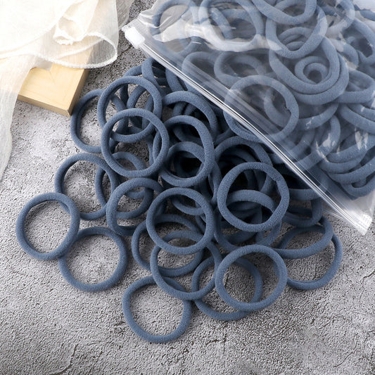 Solid Color Elastic Hair Rings