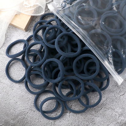 Solid Color Elastic Hair Rings
