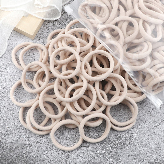 Solid Color Elastic Hair Rings