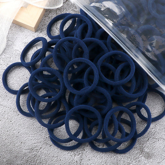 Solid Color Elastic Hair Rings