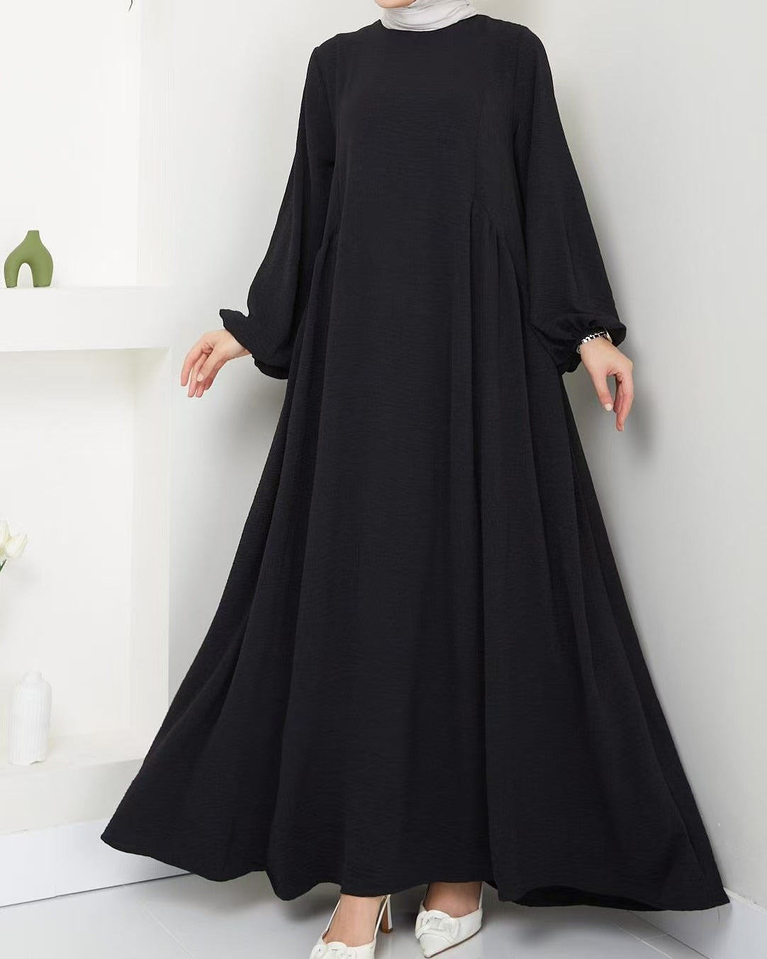 Solid color elegant loose pullover jumpsuit