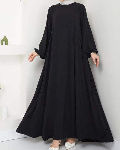 Solid color elegant loose pullover jumpsuit