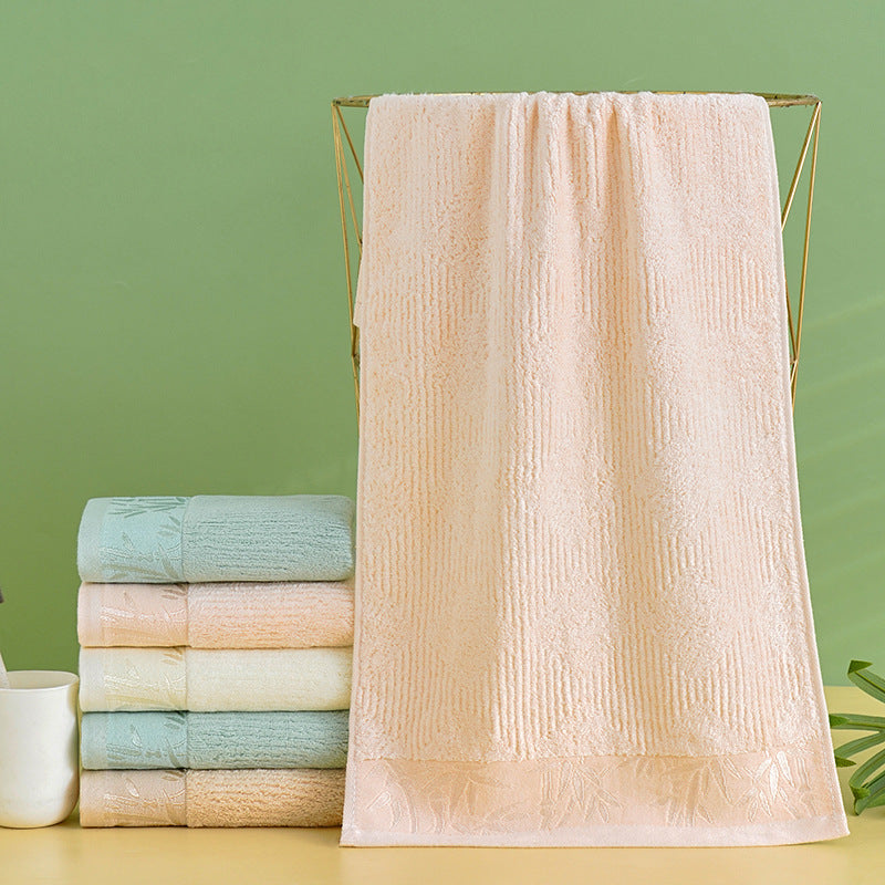 Solid-color face towel