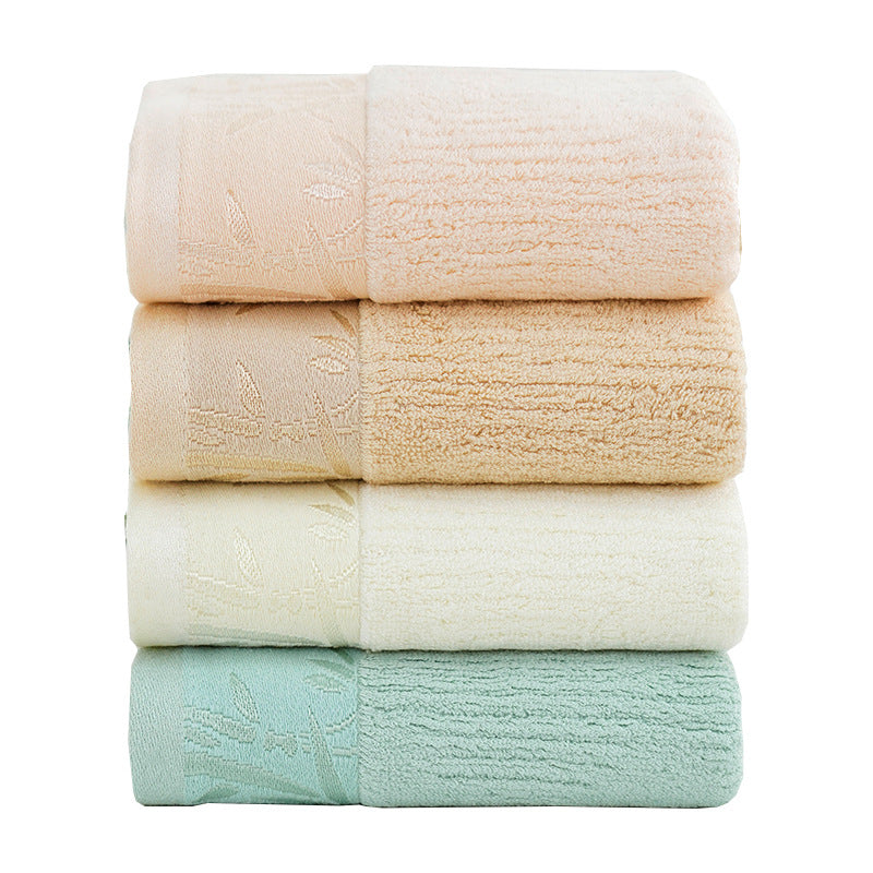 Solid-color face towel