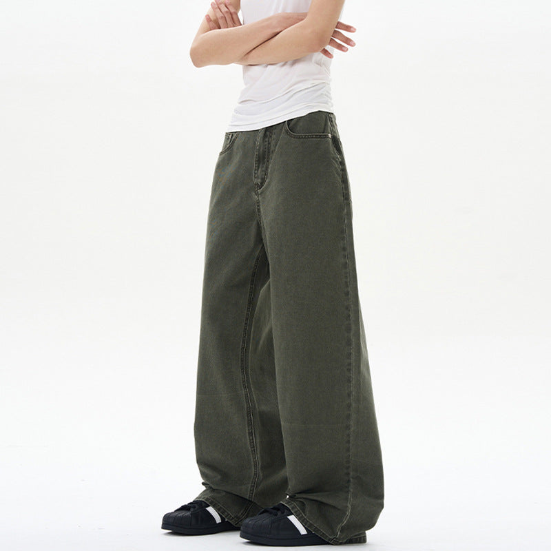 Solid Color Loose Pants