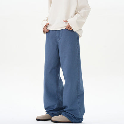 Solid Color Loose Pants