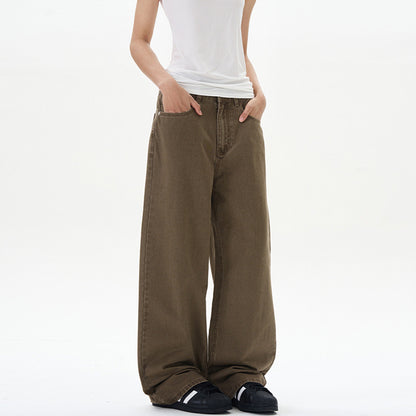 Solid Color Loose Pants