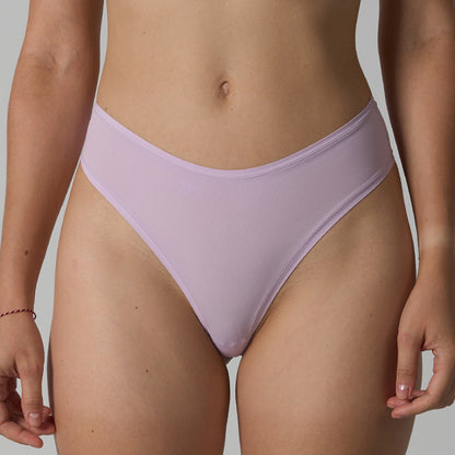 Solid Color Low-Waist Women's Thong Underwear