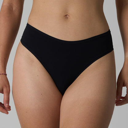 Solid Color Low-Waist Women's Thong Underwear