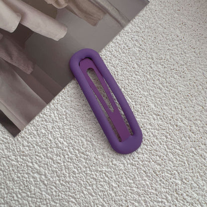 Solid color matte hairpin