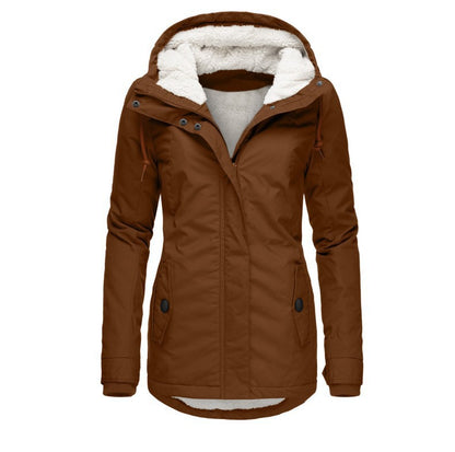 Solid Color Mid-Length Coat