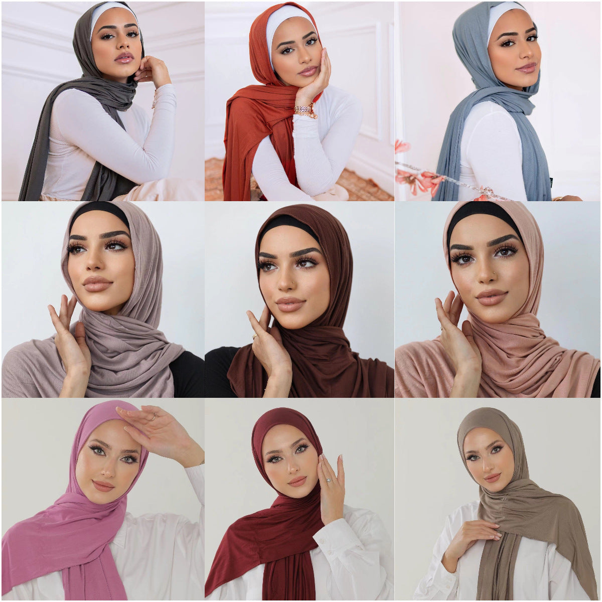 solid color modal scarf
