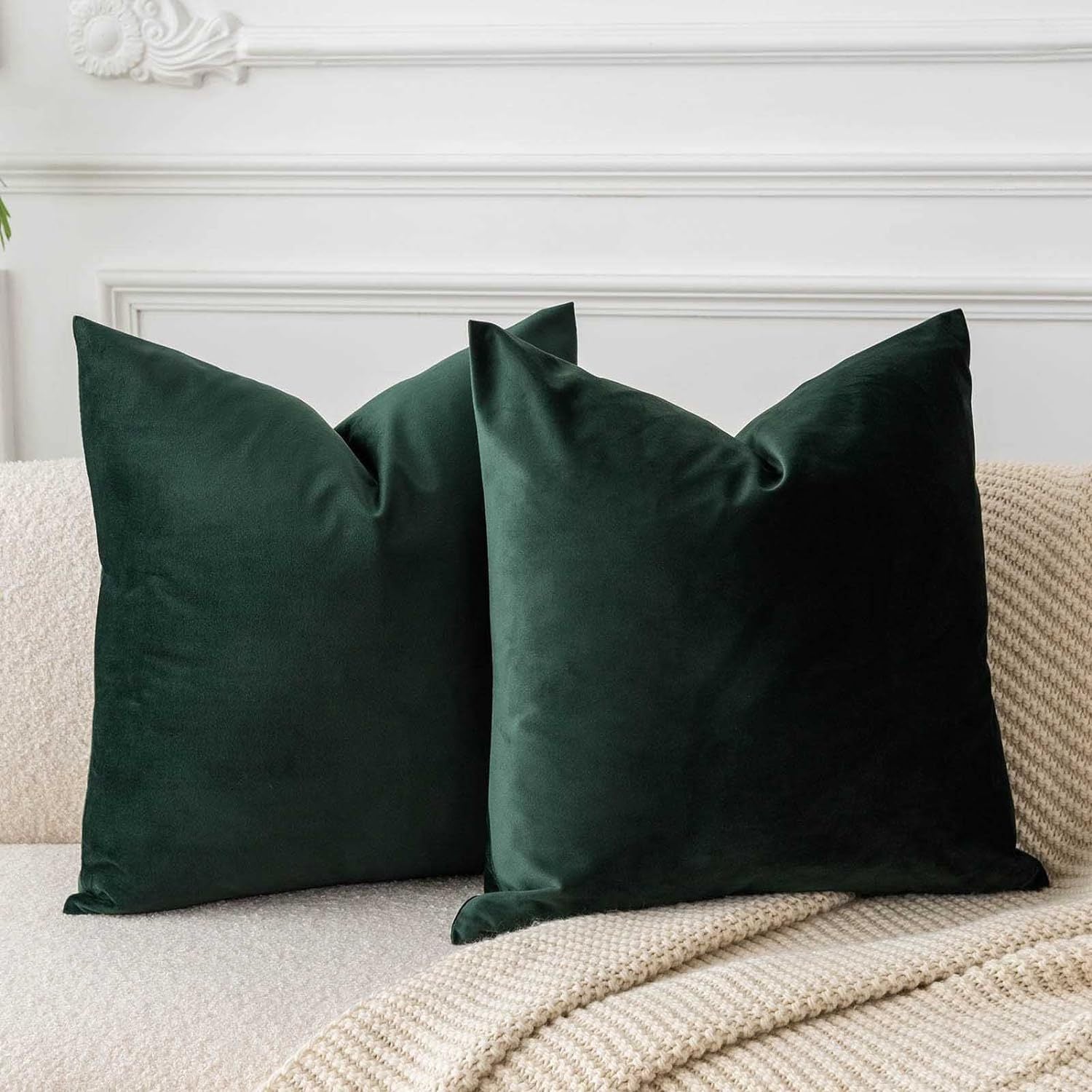 Solid color pillow case