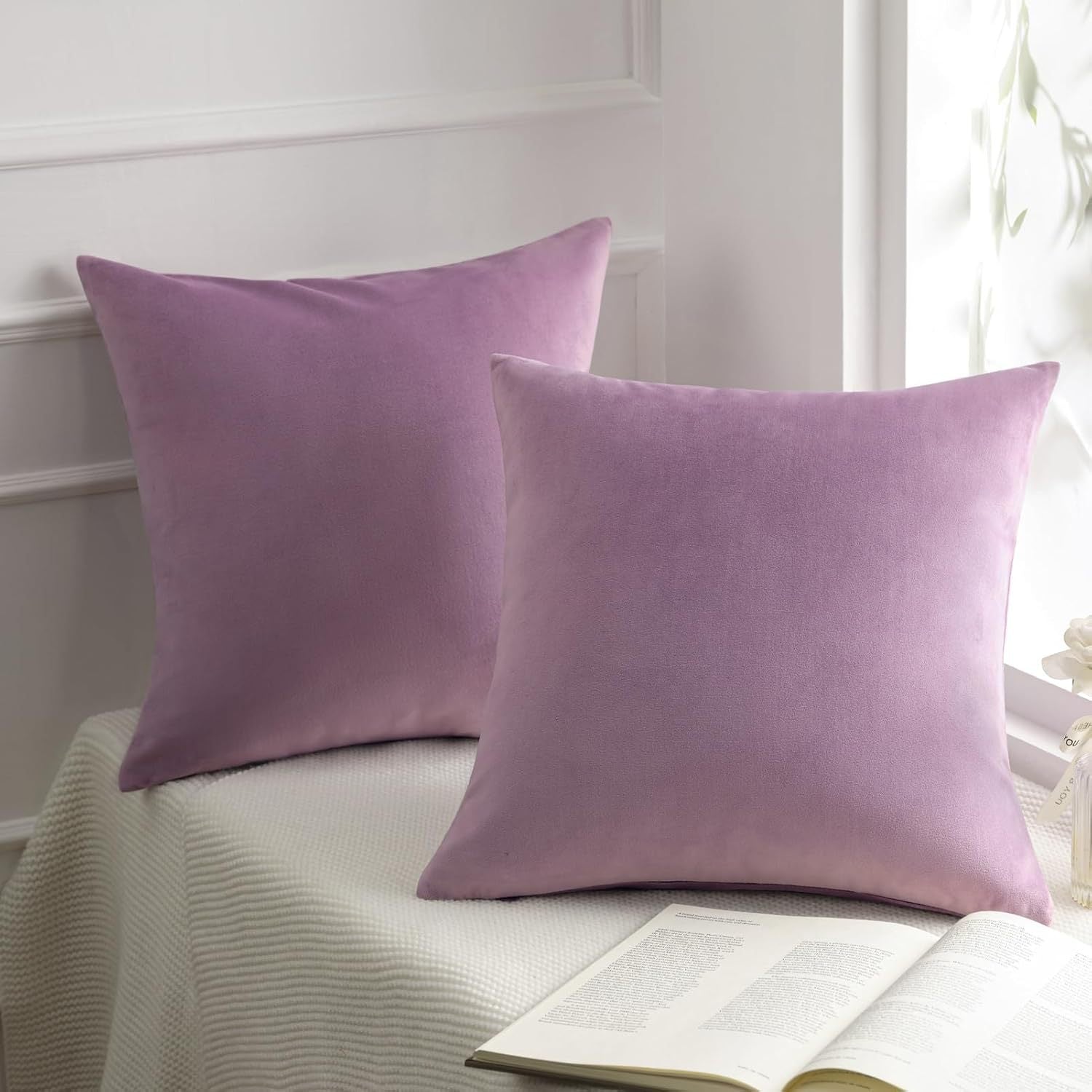 Solid color pillow case
