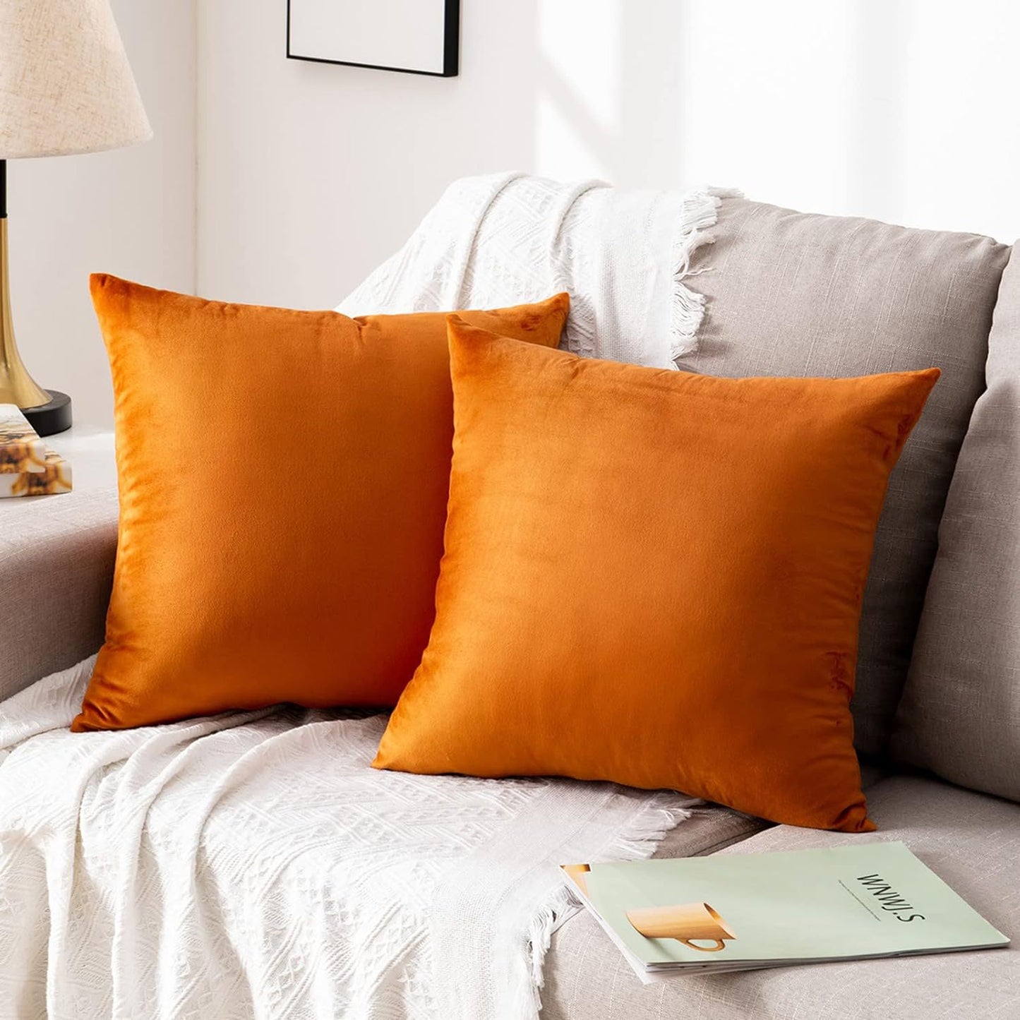 Solid color pillow case