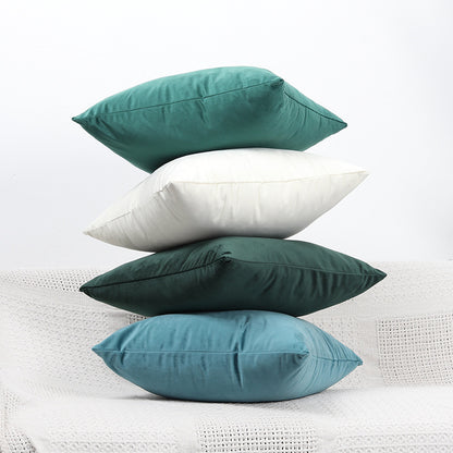 Solid-color pillowcase