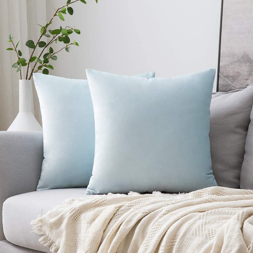 Solid-color pillowcase