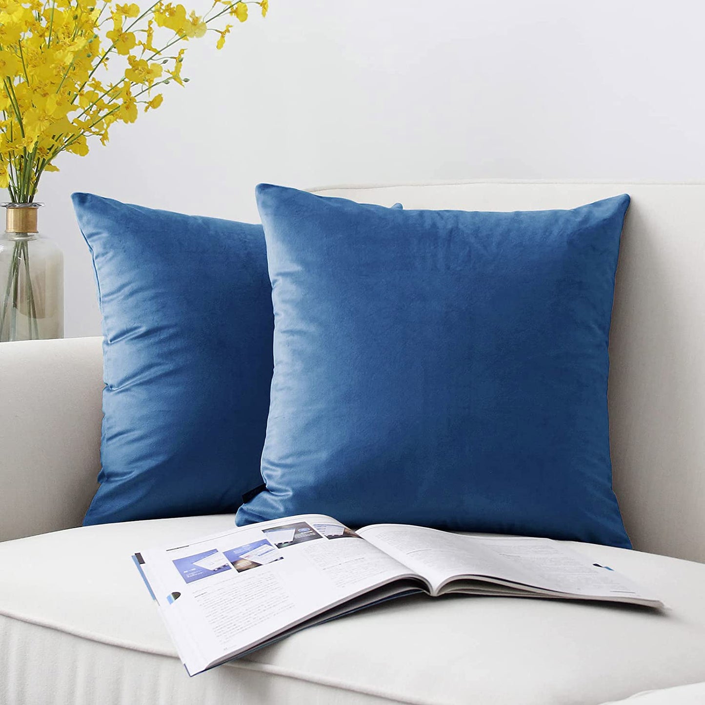 Solid-color pillowcase