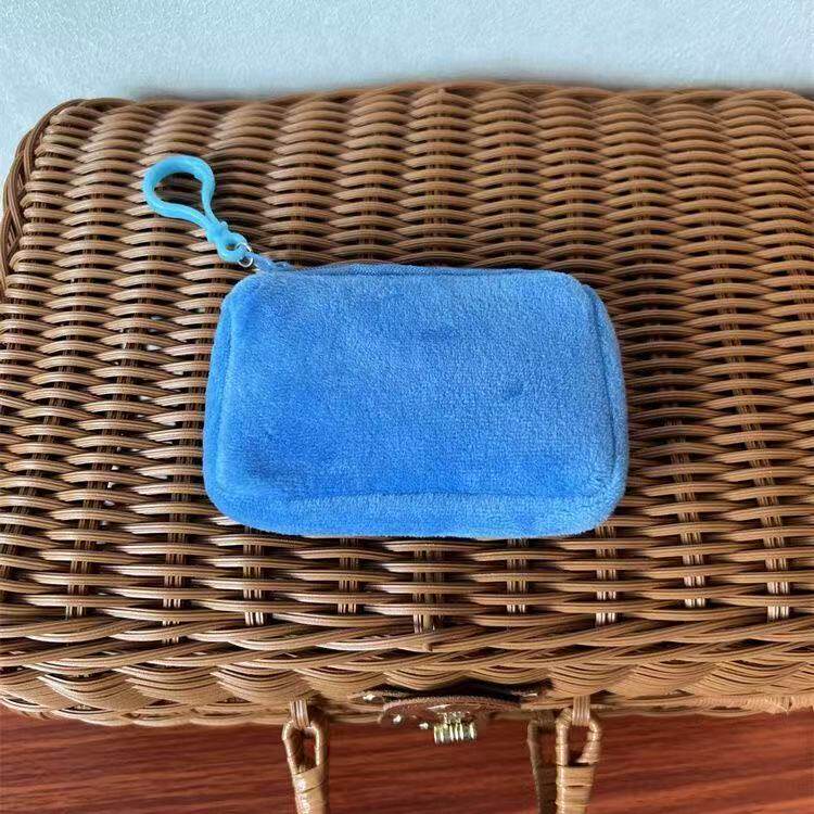 Solid Color Plush Coin Purse