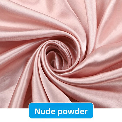 Solid Color Polyester Satin Fabric for Traditional Costumes