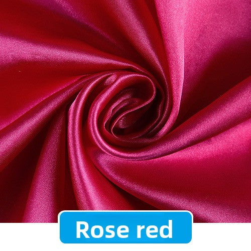 Solid Color Polyester Satin Fabric for Traditional Costumes