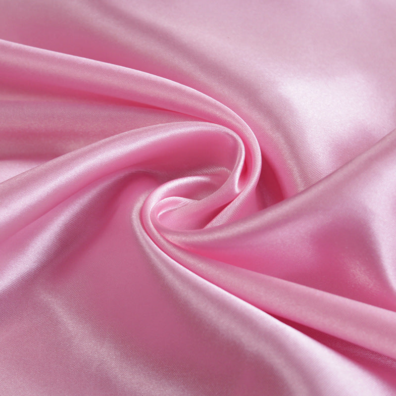 Solid Color Polyester Satin Fabric for Traditional Costumes