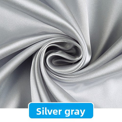 Solid Color Polyester Satin Fabric for Traditional Costumes