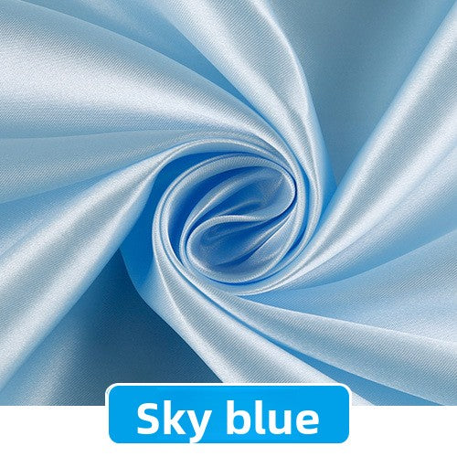 Solid Color Polyester Satin Fabric for Traditional Costumes