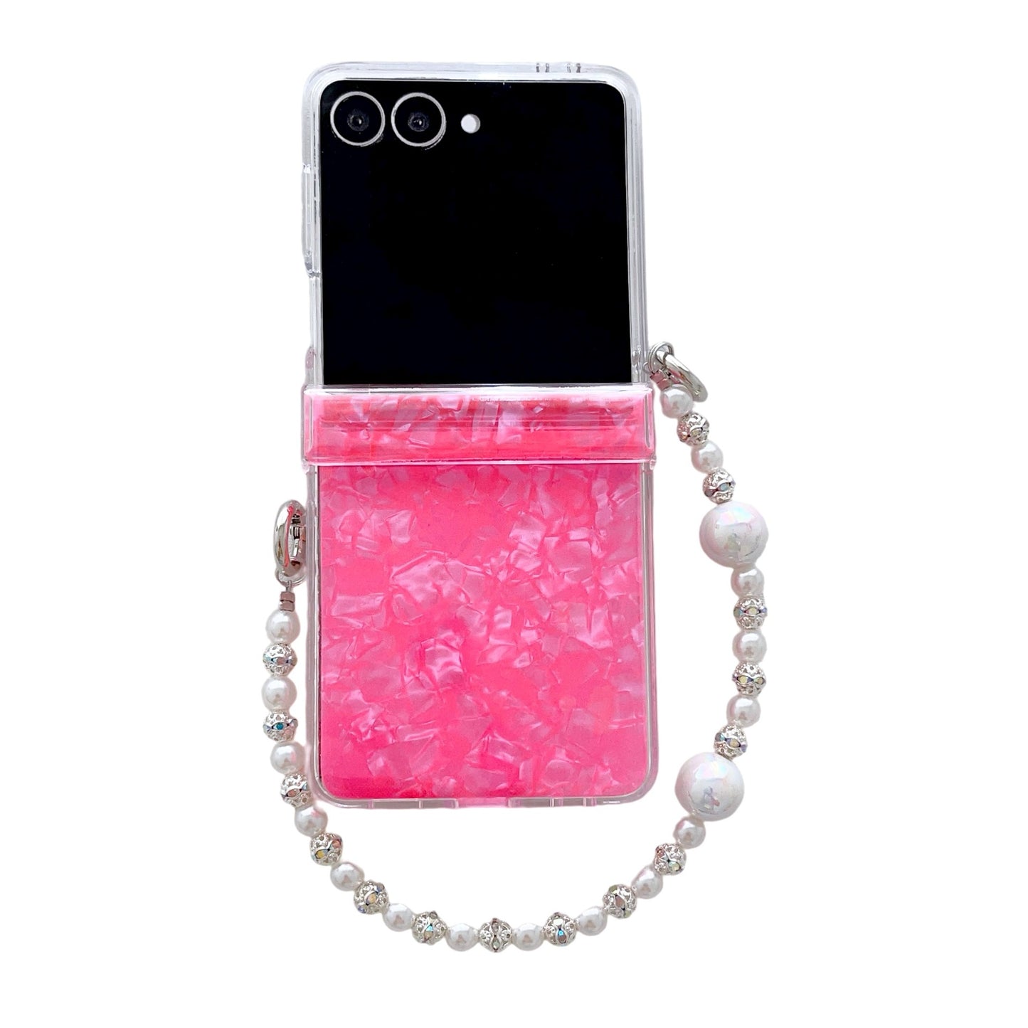 Solid-color shell with shell patterns for mobile phones